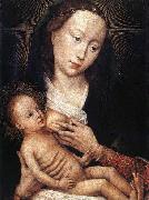 WEYDEN, Rogier van der Portrait Diptych of Jean de Gros oil painting reproduction